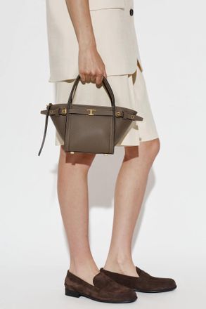 Tod's Leather Mini Bag, Womens, Grey