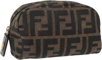 Fendi Pre-owned Bags, female, Brown, Size: ONE SIZE Pre-owned Canvas fendi-bags