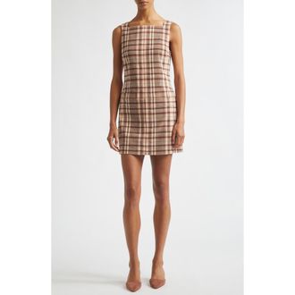 Staud Shea Dress in Tuscany Plaid at Nordstrom, Size X-Large