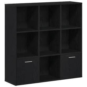 vidaXL Vidaxl Libreria Rovere Nero 98x29x97,5 Cm Legno Multistrato