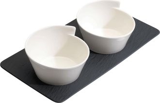Villeroy & Boch NewWave 3 Piece Condiment Set in White at Nordstrom