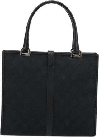 Gucci Pre-owned Tote Bag - Dames - Vintage Shopper - Zwart - ONE Size - Leer - Vintage