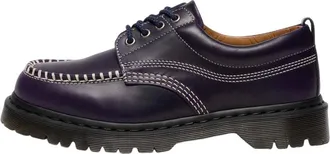 Dr. Martens Lowell Orleans Leather Moc Toe Shoe Midnight Blue 41627400