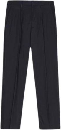 Nn.07 Lichte katoenmix broek recht model - Heren - Nette broeken - Blauw - W32 - Katoen - Broeken