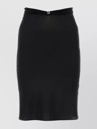 Coperni stretch nylon mini skirt
