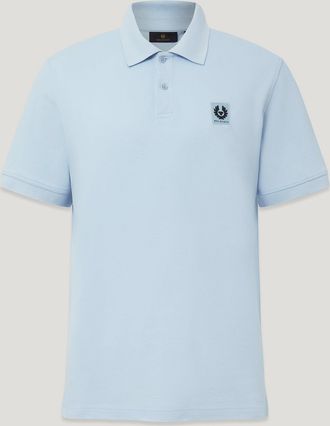 Belstaff Polo Mens Cotton Pique Sky Blue Size 2XL