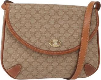 Celine Pre-owned Cross Body Bags, female, Beige, Size: ONE SIZE Pre-owned Vintage Cross Body Bag