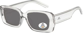 Montana Eyewear MP76 Polarized MP76C Mens Sunglasses Clear Size 54