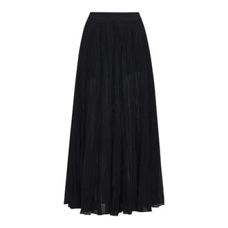 Toteme Dames, Rokken, Zwart, Maat: 3XS Katoen