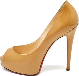 Christian Louboutin Pumps a punta aperta - Toni neutri