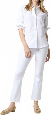 Ann Mashburn Icon Shirt In White