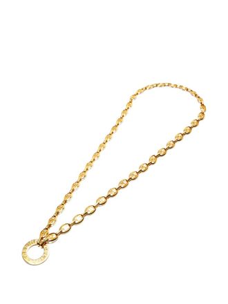 Celine 1980-1990s Triomphe chain belt - Gold
