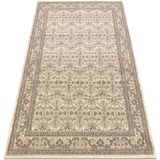 RugsX Alfombra De Lana Legend 468 12 Gb620 Osta - Ornamento, Marco, Exclusivo Beige / Marr&oacute;n Beige 80x160 Cm