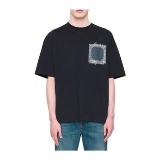 Amiri Hombre, Camisetas, Negro, Talla: M