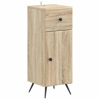 vidaXL Armario De Almacenamiento Para Ba&ntilde;o Breda Roble Sonoma Vidaxl