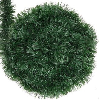 OEM 1 Guirnalda De Abeto Artificial, 15 M, Verde, Resistente A La Intemperie, Para Interior/exterior, Para Escaleras, Paredes, Chimeneas Y Dormitorios