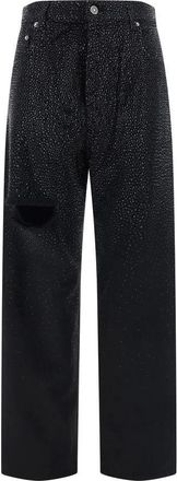 Golden Goose Kim Pants - Dames - Straight fit broeken - Zwart - W27 - Katoen - Broeken