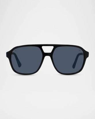 Vuarnet Men & apos;s Alpine 03 59MM Pilot Sunglasses
