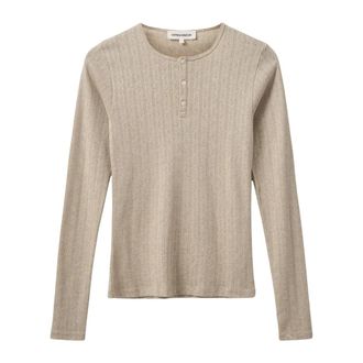 Sofie Schnoor Long Sleeve Tops - Dames - Longsleeves - Beige - XS - Tops