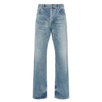 Saint Laurent Straight-Leg Relax Denim Jeans, Waist Size 30