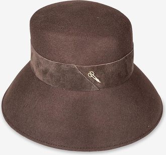Catarzi Filz-Glockenhut mit Wildlederband