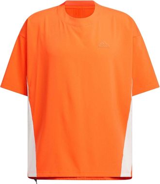 adidas Future Style T-Shirt Asia Sizing Orange White JI9907