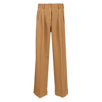 Forte_Forte My Trousers - female - Forte Forte - Wide Trousers - Brown - L - Trousers
