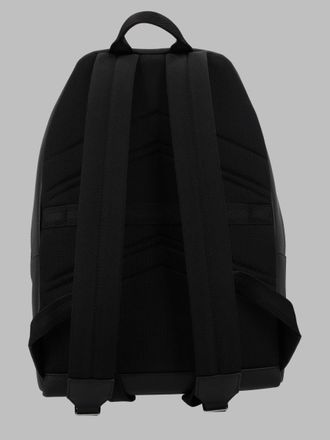 HUGO BOSS Mens Backpack Northon Black Leather Bonded Backpacks