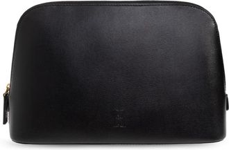By Malene Birger Aya Medium toilettas - Dames - Toilettassen - Zwart - ONE Size - Leer - Tassen