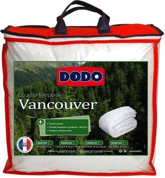 Dodo Dodo - Saco De Cama Vancouver Templado - 140 X 200 Cm - Blanco