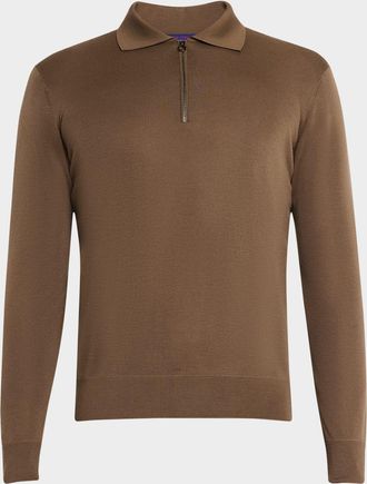 Stefano Ricci Men & apos;s Cashmere Polo Sweater