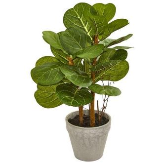 Nearly Natural 22-in Fiddle Leaf Artificial Plant in Green at Nordstrom