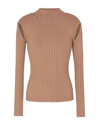 8 by YOOX KNIT CUT-OUT DETAIL MOCK-NECK SWEATER