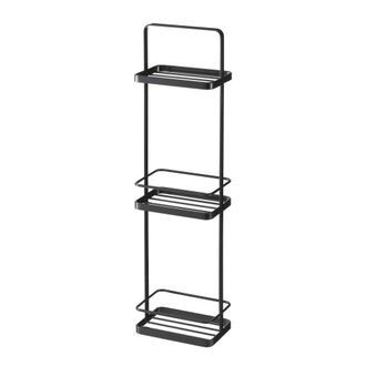 Yamazaki Tableware Estante de ba&ntilde;o de 3 niveles - alt67 cm - negro