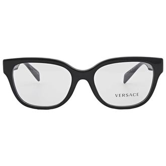 Versace Demo Rectangular Ladies Eyeglasses VE3338 GB1 54