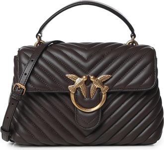 Pinko Love Lady Puff Mini - Dames - Handtassen - Zwart - ONE Size - Tassen