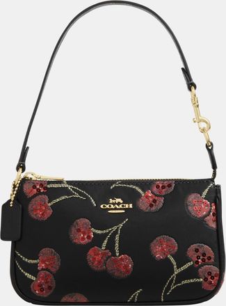 Coach Womens Nolita 19 With Cherry Print - Black Leather - One Size