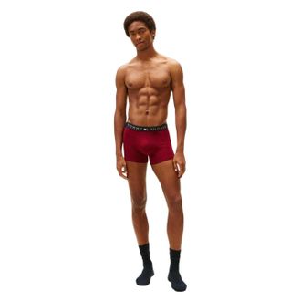 Tommy Hilfiger Set boxershorts met dambordpatroon voor heren (Rood, Marine)