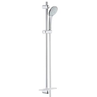 GROHE Euphoria 110 Duo Glijstangset - 90cm - ronde handdouche - 2 straalsoorten - gladde doucheslang - met zeepschaal - chroom