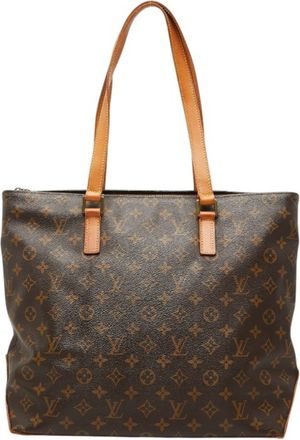 Louis Vuitton Brown Pvc Leather Shoulder Bag Tote Bag (Pre-Owned)