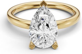 Tilla 0.50CT Pear Cut Lab Grown Diamond Solitaire Ring