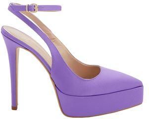 8 by YOOX SATIN ANKLE-STRAP PUMPS