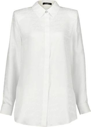 Balmain Camicia con motivo jacquard - Bianco