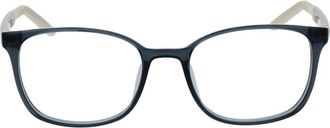 Nike NI-1063668 Stainless Steel Square-Frame Eyeglasses - Gray
