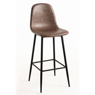 Regalos Miguel Regalos Miguel - Packs Taburetes Cocina - Pack 6 Taburetes Veki Polipiel Vintage - Marr&oacute;n Chocolate