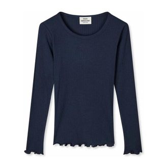 Mads Norgaard Parisian Night Blouse Model Troja - Dames - Longsleeves - Blauw - L - Tops