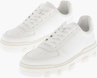 Dsquared2 ICON Leather Low Sneakers BASKET Solid-Color size 40