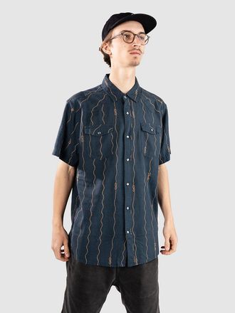Vissla Round Up Hemd blau