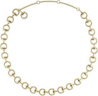 Gucci Horsebit 18ct Yellow Gold Chain Necklace