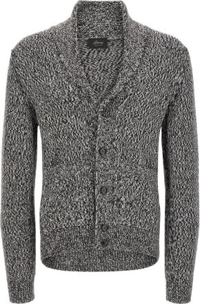 Brioni Sjaalkraagvest - Heren - Vesten - Veelkleurig - 2XL - Wol - Truien & Vesten